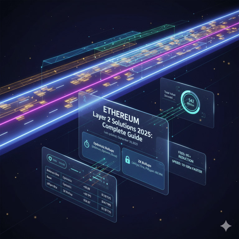Ethereum Layer 2 Solutions 2025: Complete Guide to Fees, Speed & Best Networks