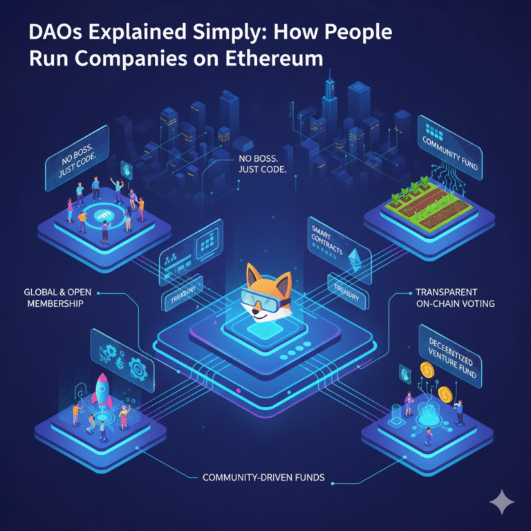 DAOs Explained Simply: How People Run Companies on Ethereum