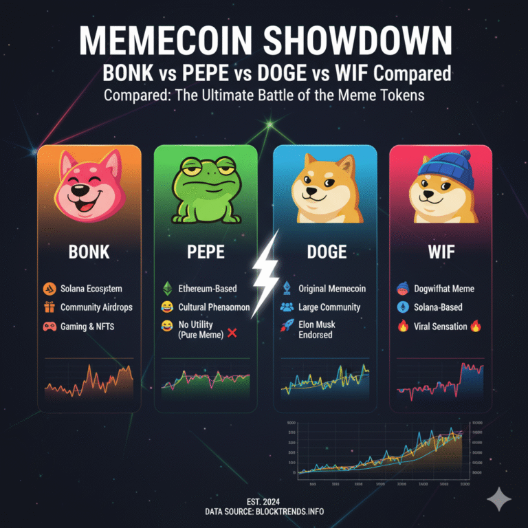 BONK vs PEPE vs DOGE vs WIF: A Comprehensive Comparison of Top Meme Coins in 2025