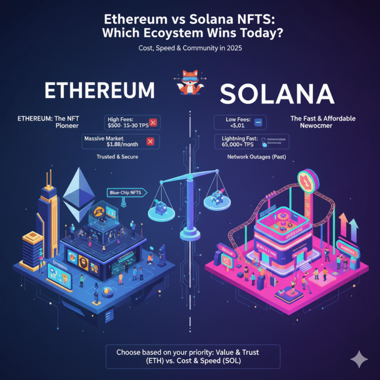 Ethereum vs Solana NFTs: Which Ecosystem Wins in 2025
