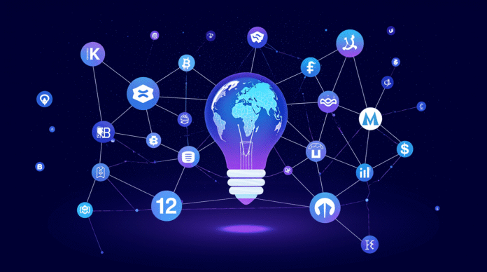 how_dex_aggregators_work_1inch_matcha_cowswap_-_please_generate_an_image_illustrating_this_topic_fe_2ro942os2rkh71vabdms_3 DeFi network illustration with lightbulb globe connected to crypto and DEX aggregator icons